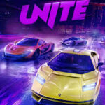 Asphalt Legends Unite racing game screenshot showing cars and tracks