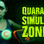 Quarantine Zombie Simulator 3D mobile gameplay showing border checkpoint and zombie survival features