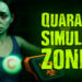 Quarantine Zombie Simulator 3D mobile gameplay showing border checkpoint and zombie survival features