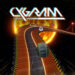 CYGRAM sci-fi arcade racing game with drones on space tracks.