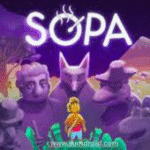 SOPA: Tale of the Stolen Potato gameplay showing the hero exploring the village and solving puzzles.