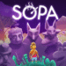 SOPA: Tale of the Stolen Potato gameplay showing the hero exploring the village and solving puzzles.