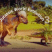 Jurassic World Evolution 3 PC game showing dinosaurs and park management with new juvenile dinosaur features