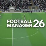 Football Manager 26 PC gameplay showing match tactics and player management interface.