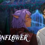 Twilight Moonflower PC game showing a mystical world with puzzle-based exploration.