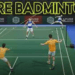 Pure Badminton game gameplay on PC using emulator showing badminton match with smooth controls and skill-based mechanics.