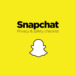 Snapchat Android app interface showing camera screen filters chat and stories features