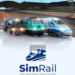 SimRail The Railway Simulator PC gameplay showing realistic train driving and 3D environment