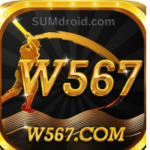 W567 Game logo featuring a simple modern gaming design with bold text and clean style for online gaming platform.